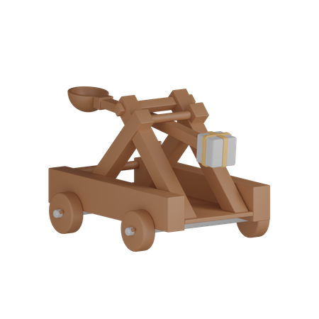 Canon en bois  3D Icon