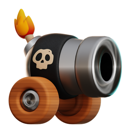 Canon pirata  3D Icon