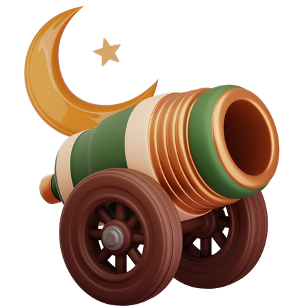 Canon du ramadan  3D Icon