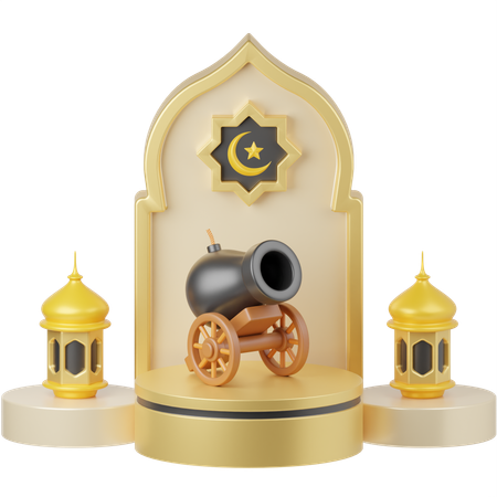 Canon Ramadan  3D Illustration