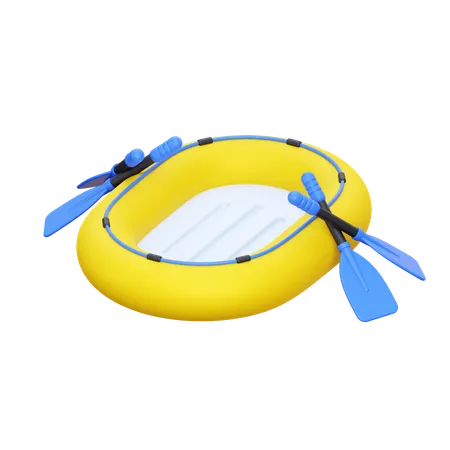 Canot de sauvetage gonflable  3D Icon