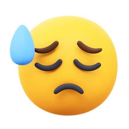 Cansado y letárgico 3D Icon