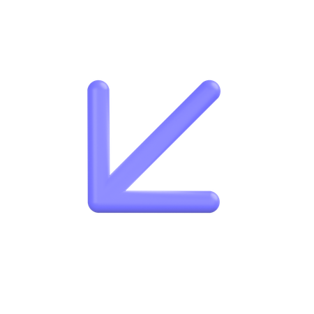 Canto inferior esquerdo  3D Icon