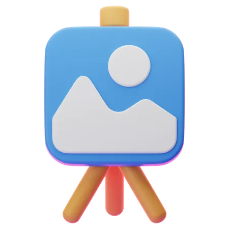 Canvas  3D Icon