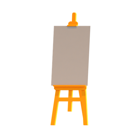 Canvas Board  3D Icon