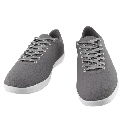 Canvas Mens Shoes  3D Icon