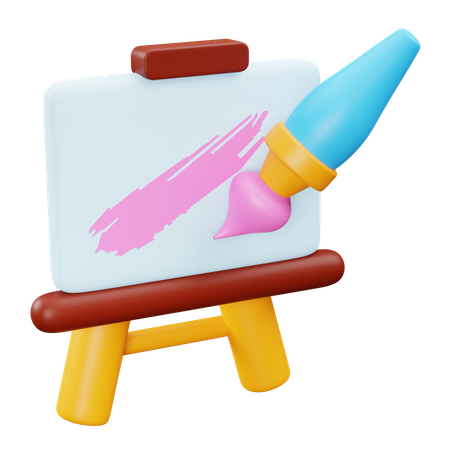 キャンバス画  3D Icon