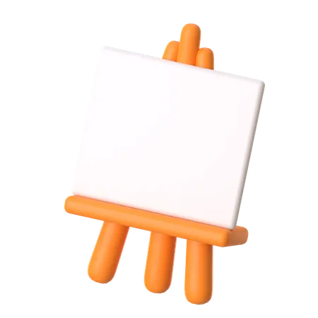 Canvas painting  3D Icon