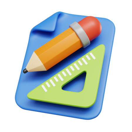 Canvas Ruler  3D Icon