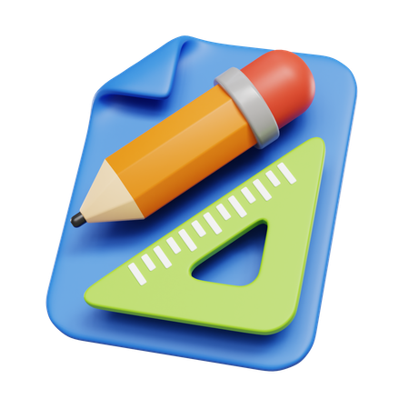 Canvas Ruler  3D Icon