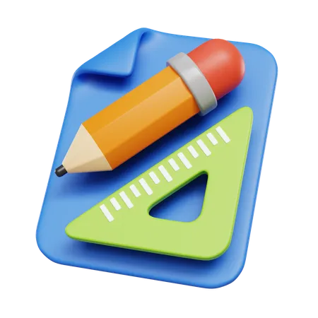 Canvas Ruler  3D Icon