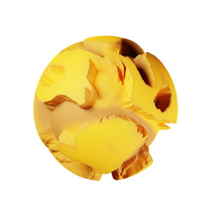 Canyon jaune  3D Icon