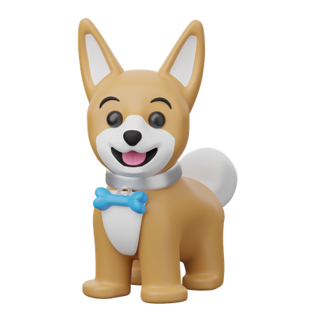 Cachorro  3D Icon