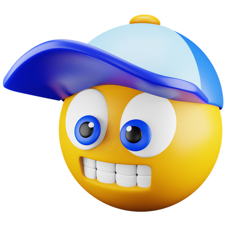 Cap Emoji  3D Icon