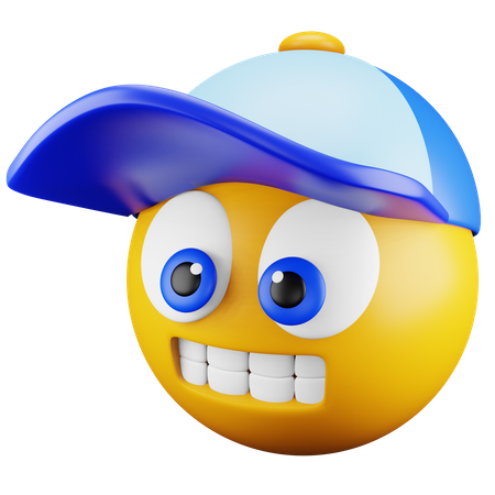 Cap Emoji 3D Icon
