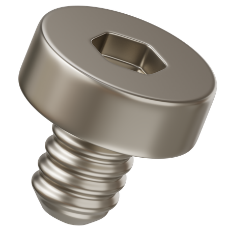 Cap Screw  3D Icon