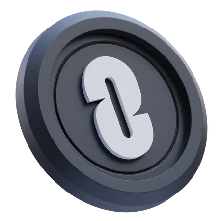 Criptomoneda LayerZero  3D Icon