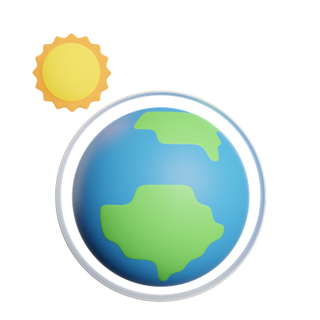 Capa de ozono  3D Icon