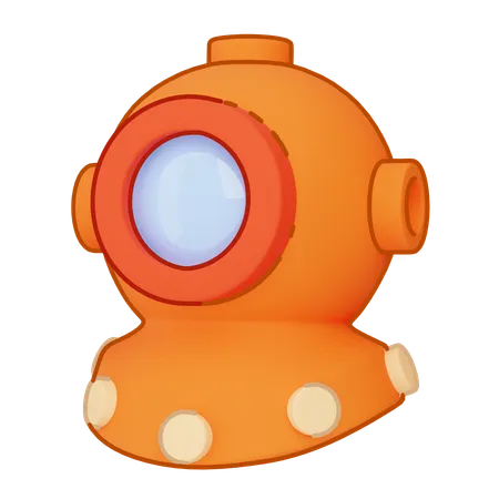 Capacete  3D Icon