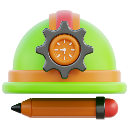 Capacete  3D Icon