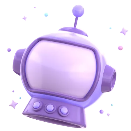 Capacete de astronauta  3D Icon