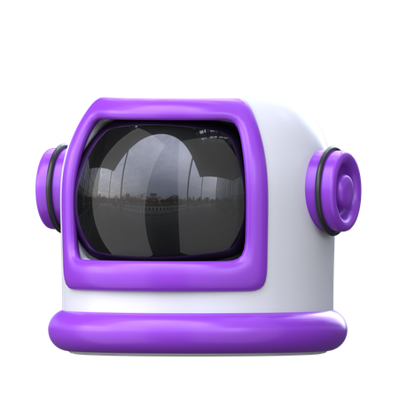 Capacete de astronauta  3D Icon