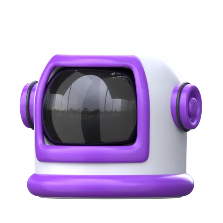 Capacete de astronauta  3D Icon