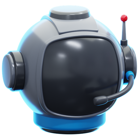 Capacete de astronauta  3D Icon