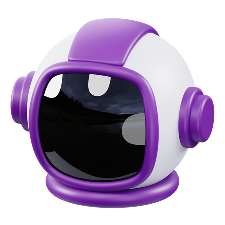 Capacete de astronauta  3D Icon