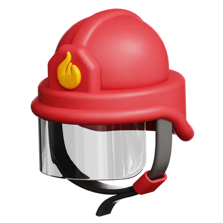 Capacete de bombeiro  3D Icon