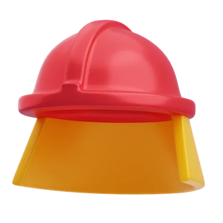 Capacete de bombeiro  3D Icon