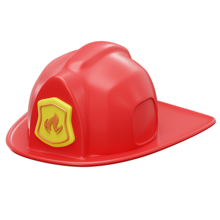 Capacete de bombeiro  3D Icon