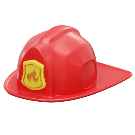 Capacete de bombeiro  3D Icon