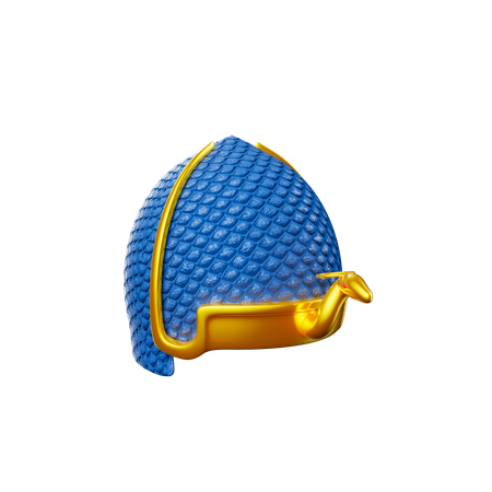 Capacete de cavaleiro  3D Icon