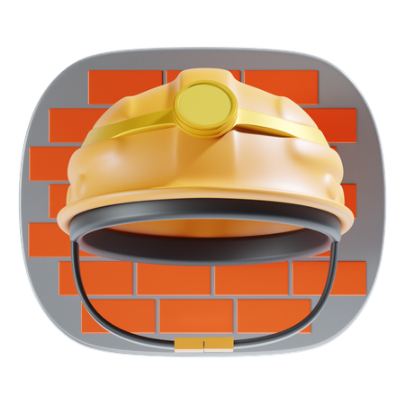 Capacete de construção  3D Icon