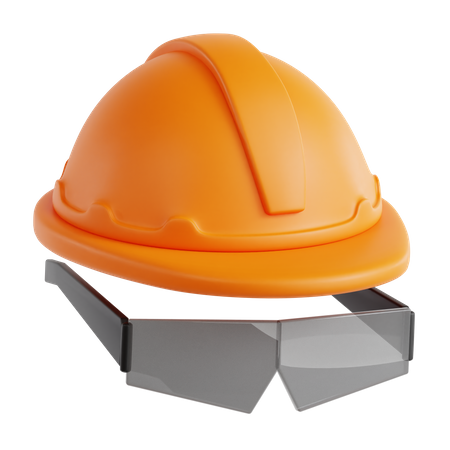 Capacete de construção  3D Icon