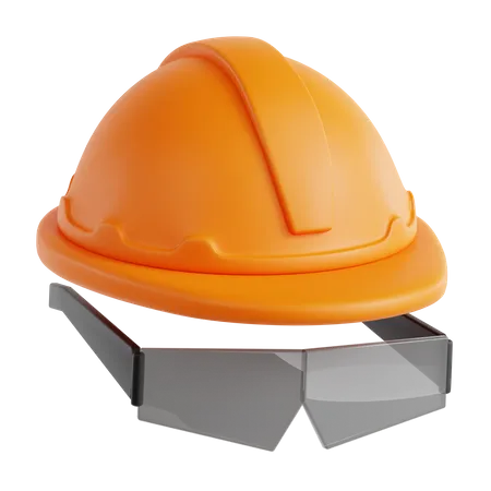 Capacete de construção  3D Icon