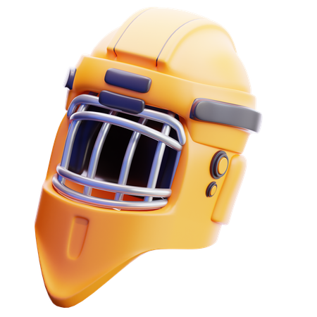 Capacete de goleiro  3D Icon