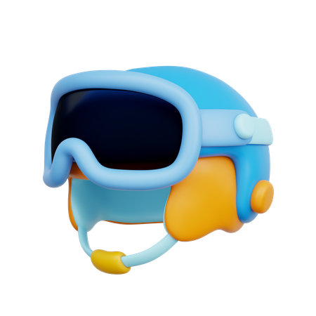 Capacete de inverno  3D Icon