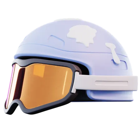 Capacete de inverno  3D Icon