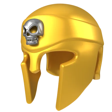 Capacete de ouro  3D Icon