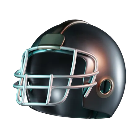 Capacete de rugby  3D Icon