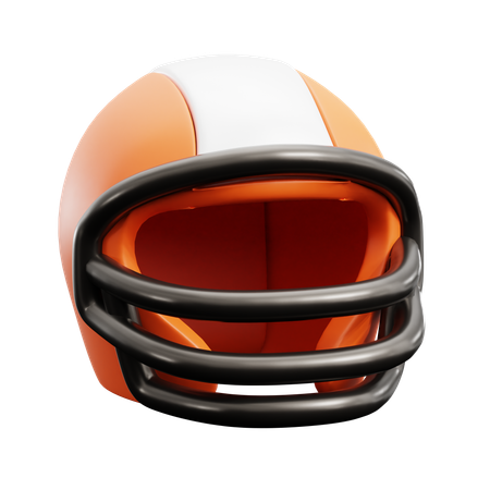 Capacete de rugby  3D Icon