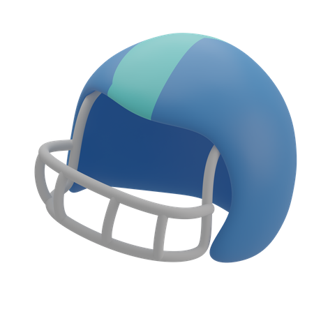 Capacete de rugby  3D Icon