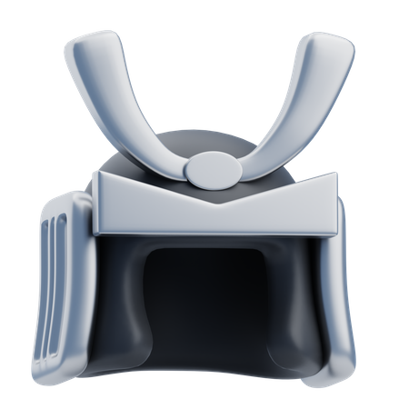 Capacete de samurai  3D Icon