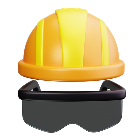 Capacete de segurança  3D Icon