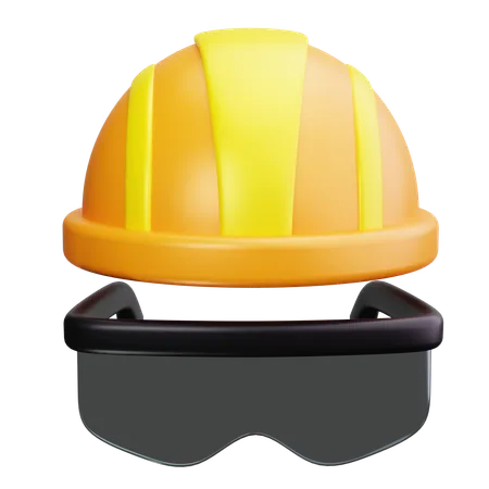 Capacete de segurança  3D Icon