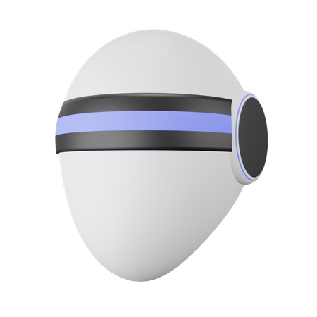Capacete futurista  3D Icon