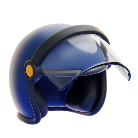 Capacete de polícia  3D Icon