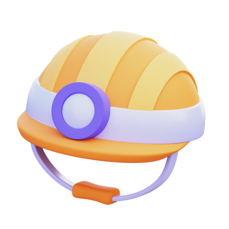 Capacete duro  3D Icon